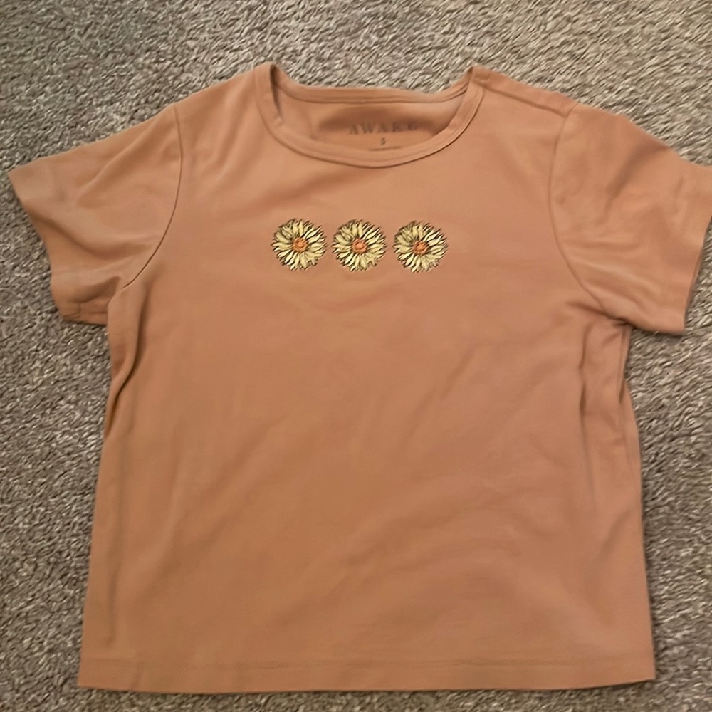 Sunflower baby tee